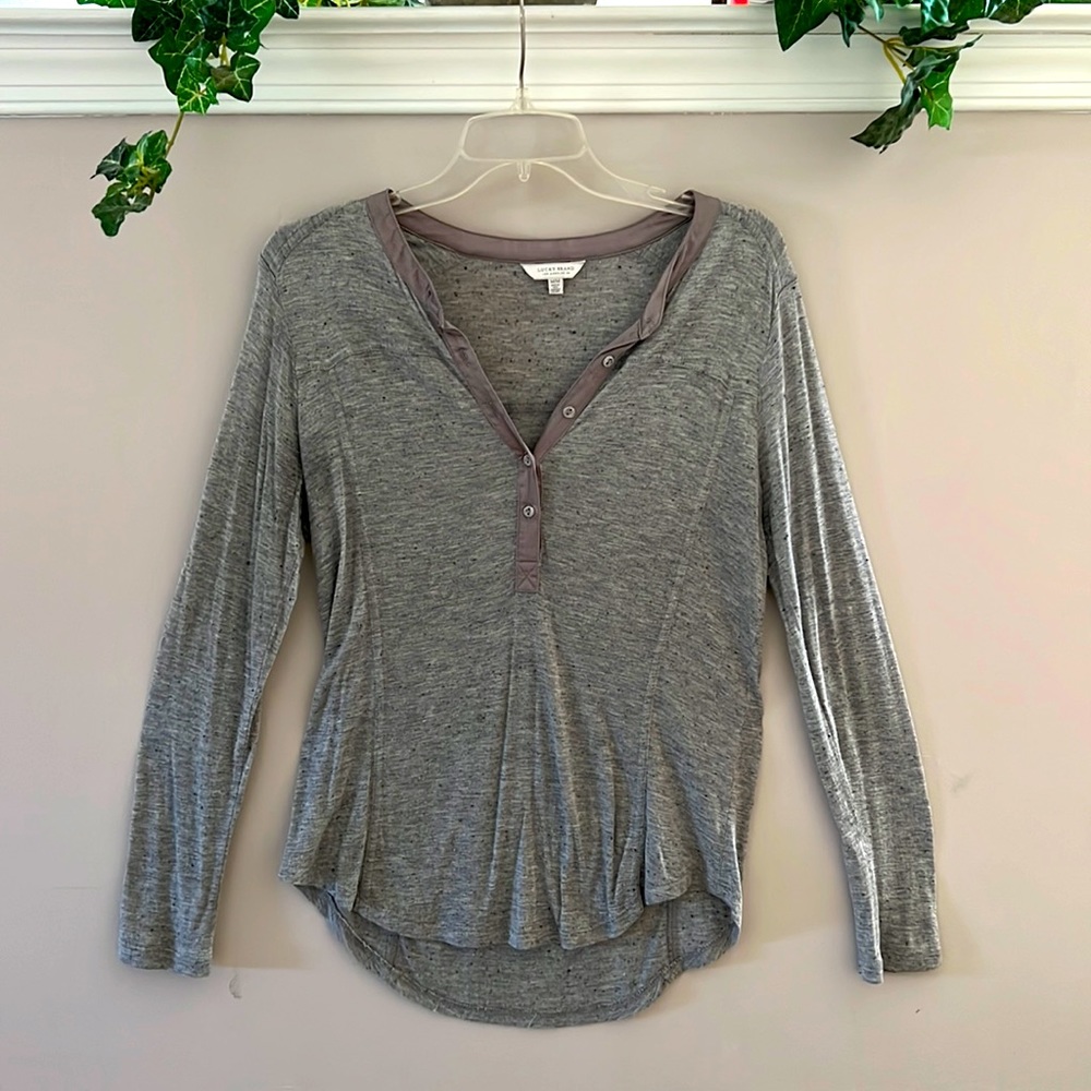 Lucky Brand, Grey Women’s Medium Long Sleeved Tee